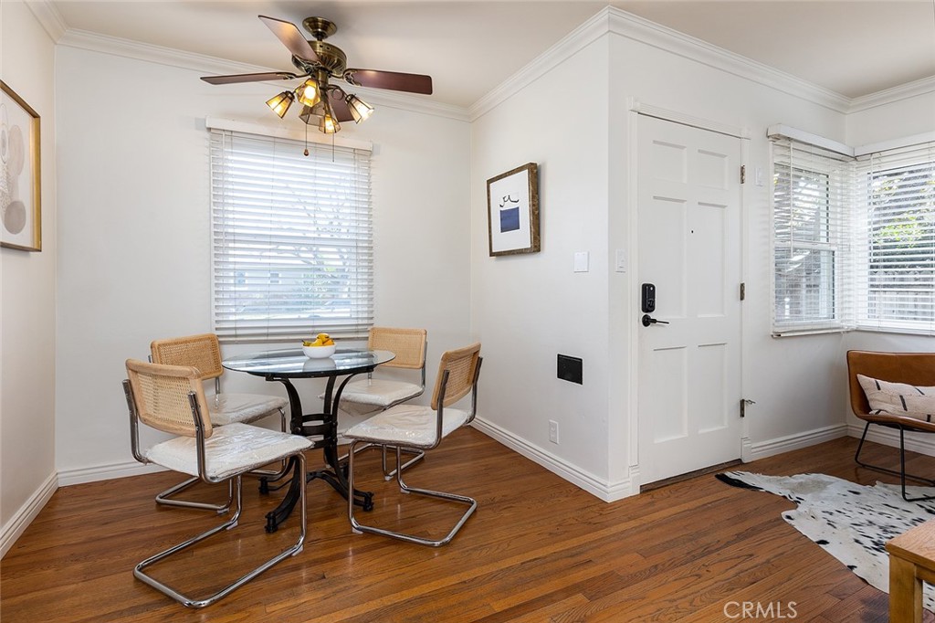 5343 Marshburn Avenue Arcadia, CA 91006 - Photo 7 of 25 a view of a workspace with wooden floor and a window