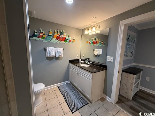 9994 Beach Club Drive, Unit 1204 Myrtle Beach, SC 29572 - Photo 15 of 36 Full bath with vanity and light tile patterned floors