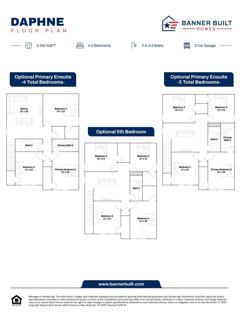 871 Gardenview Way, Unit 93 Chattanooga, TN 37421 - Photo 4 of 17 Daphne plan and options