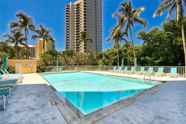 a view of outdoor space yard and swimming pool