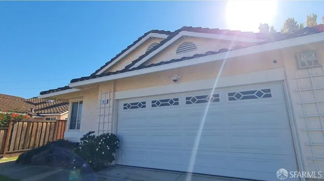a view of a wooden door