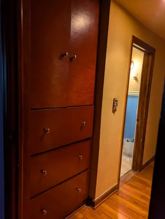 a view of a closet