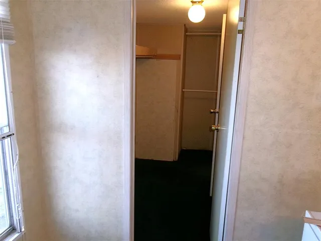 a bathroom with a mirror