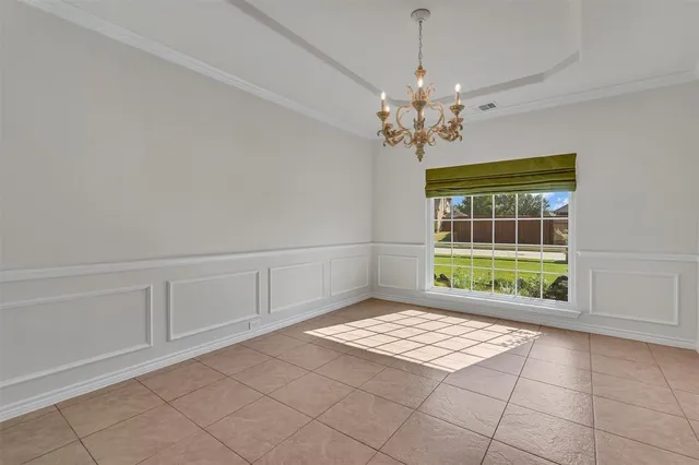 a view of a room with windows