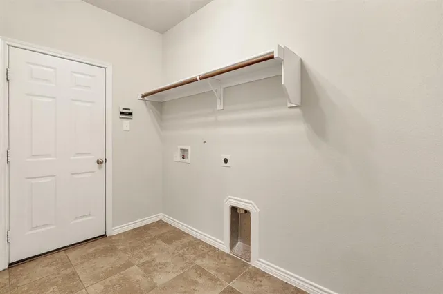 a view of empty room