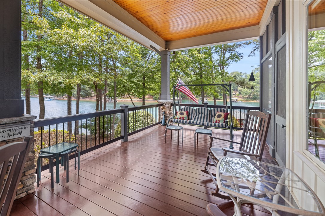 519 Birchbark Court Seneca, SC 29672 - Photo 10 of 47 Wrap around lakeside covered deck
