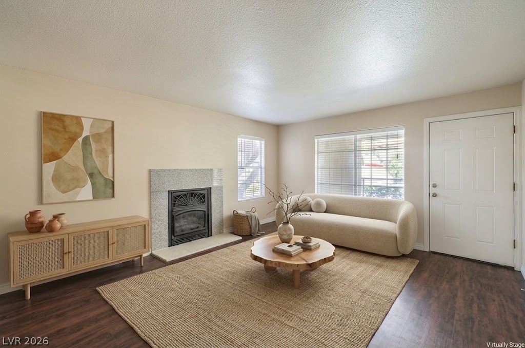Living room, entry, Virtually Staged