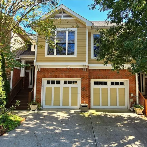 a front view of a building