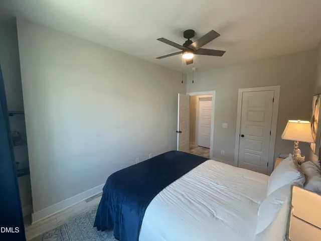 a view of a hallway with entryway