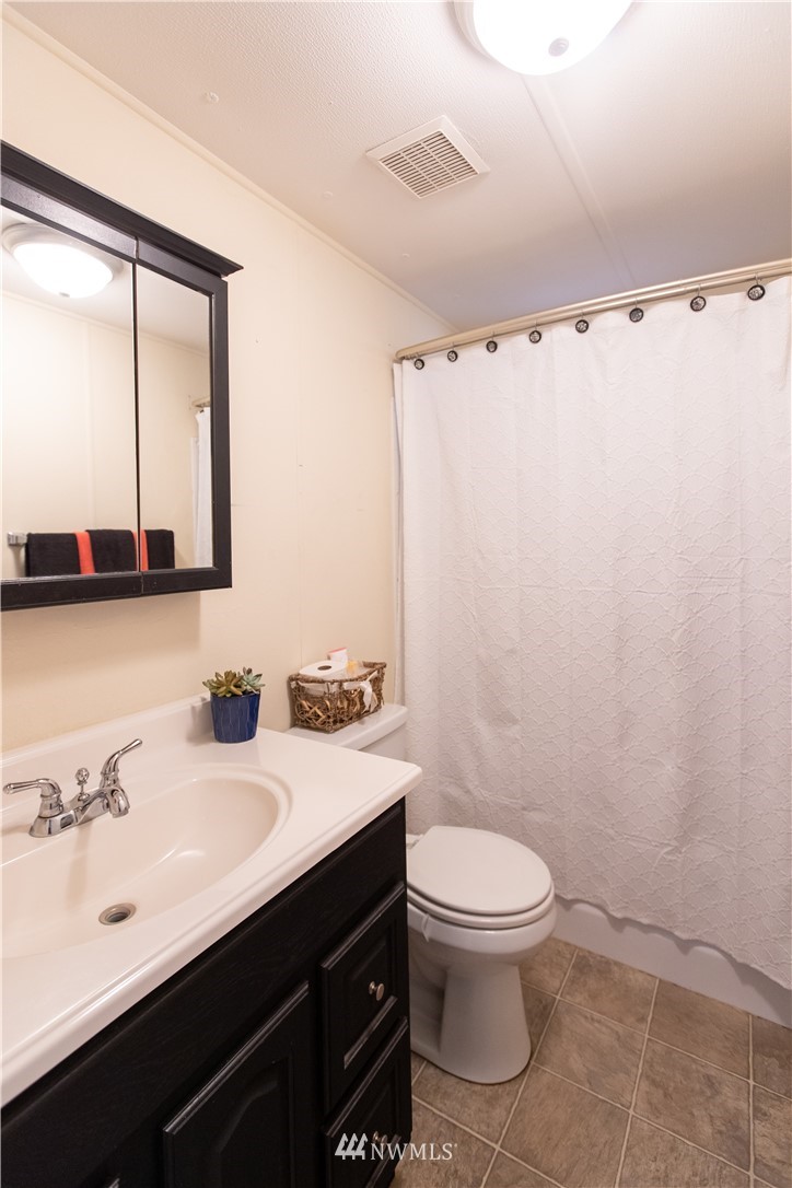 282 Woodard Road, Unit 79 Napavine, WA 98532 - Photo 18 of 29 a bathroom with a sink a toilet and a mirror