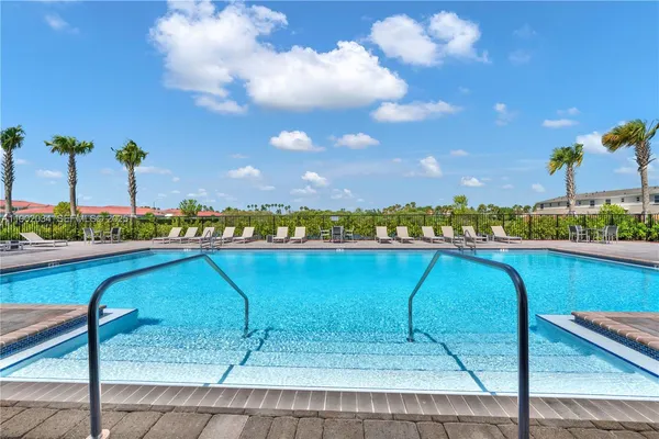 a view of a house with a swimming pool