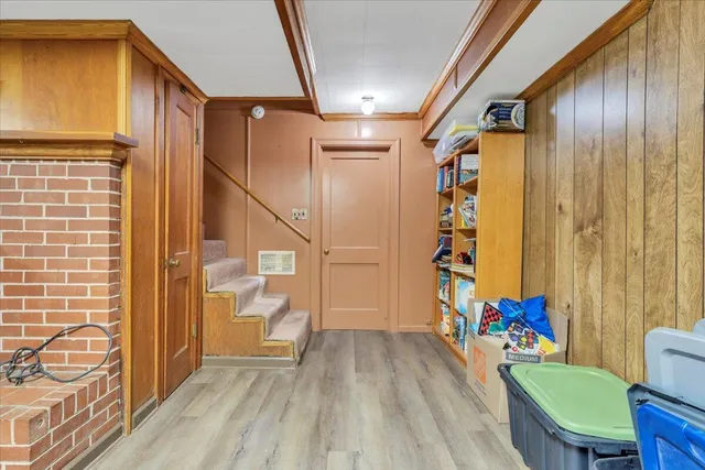 a view of a swimming pool with a yard