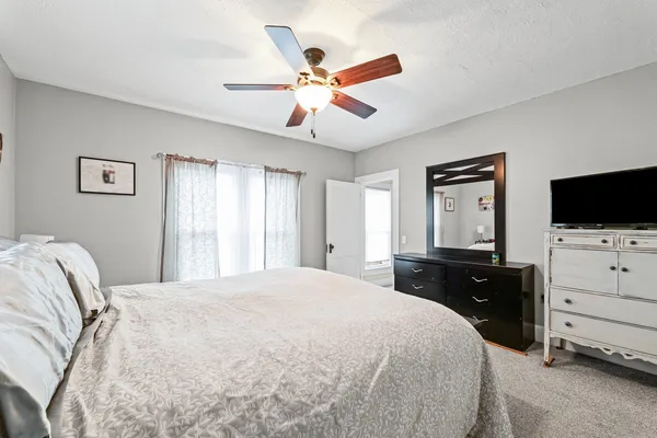 a view of a backyard with a garden