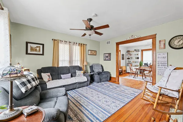 a view of a sink and cabinets