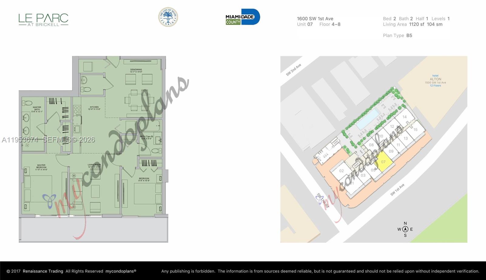 1600 Southwest 1st Avenue, Unit 807 Miami, FL 33129 - Photo 38 of 38