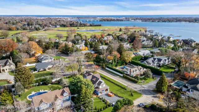 a view of a city and ocean view