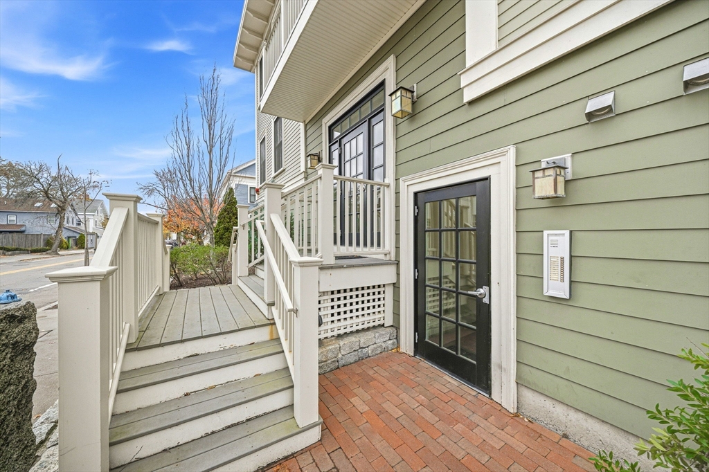 a view of outdoor space and deck