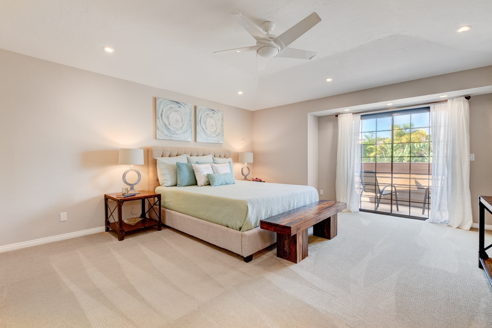 1763 Swallowtail Road Encinitas, CA 92024 - Photo 14 of 25 Master bedroom with balcony.