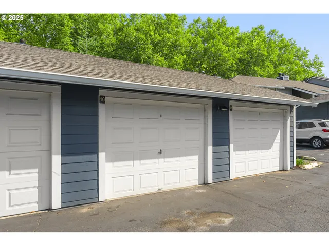 a backyard of a house