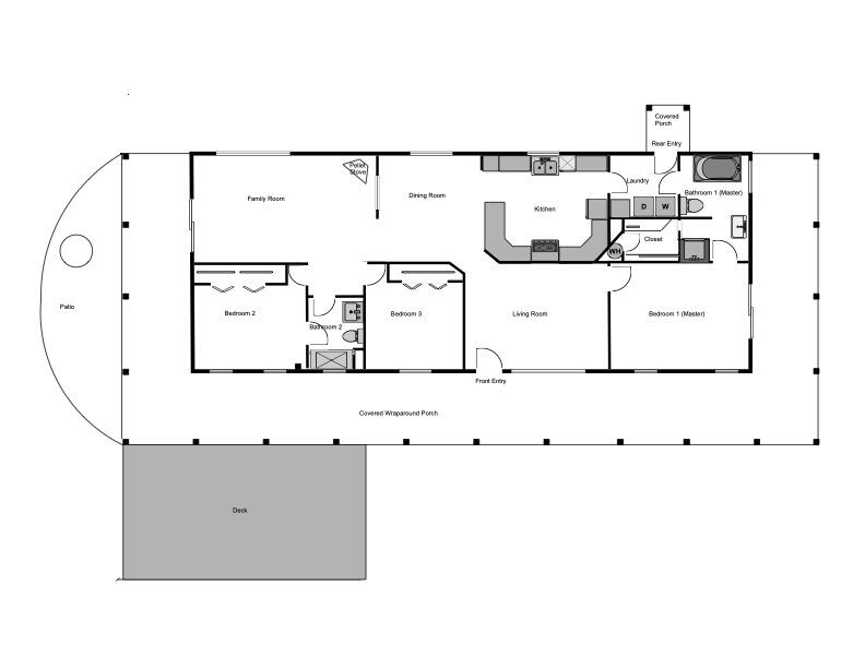 2080 Swingle Road Trail, OR 97541 - Photo 52 of 52 FLOOR PLAN: FOR ILLUSTRATIVE PURPOSE ONLY - dimensions and measurements are not exact
