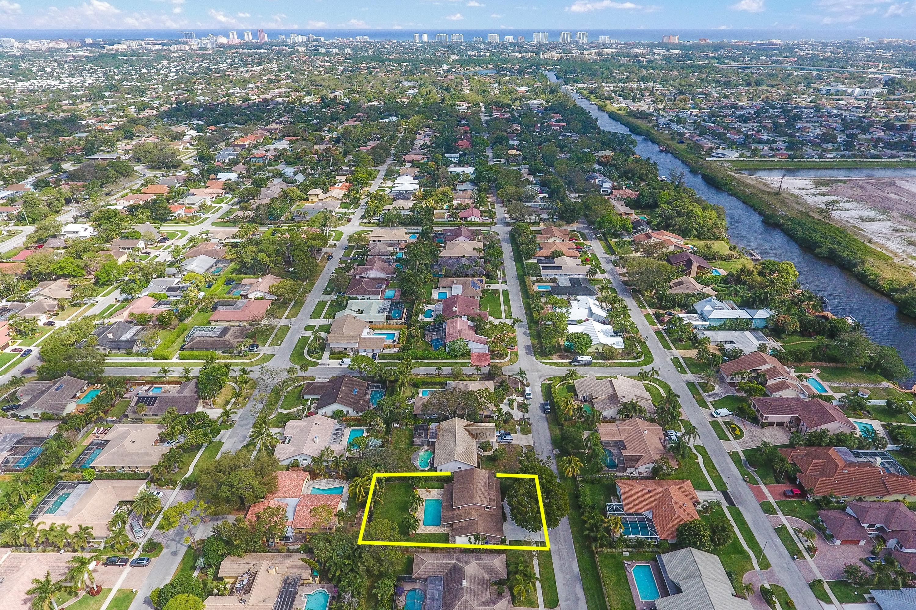 1441 Southwest 21st Street Boca Raton, FL 33486 - Photo 54 of 80 1441 SW 21st St Aerial_12_marked