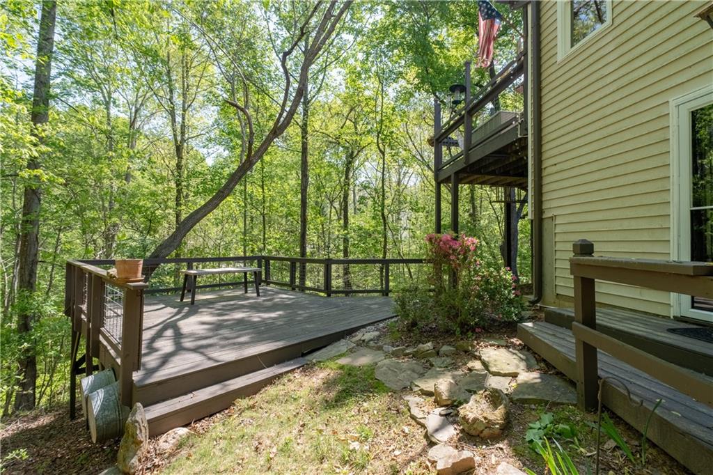 511 Oakdale Road Canton, GA 30114 - Photo 34 of 50 a view of a backyard with sitting area