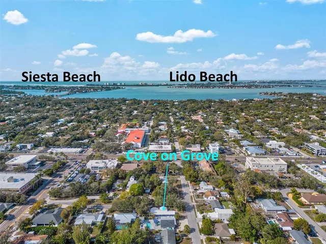 a row of palm trees sitting in front of a building
