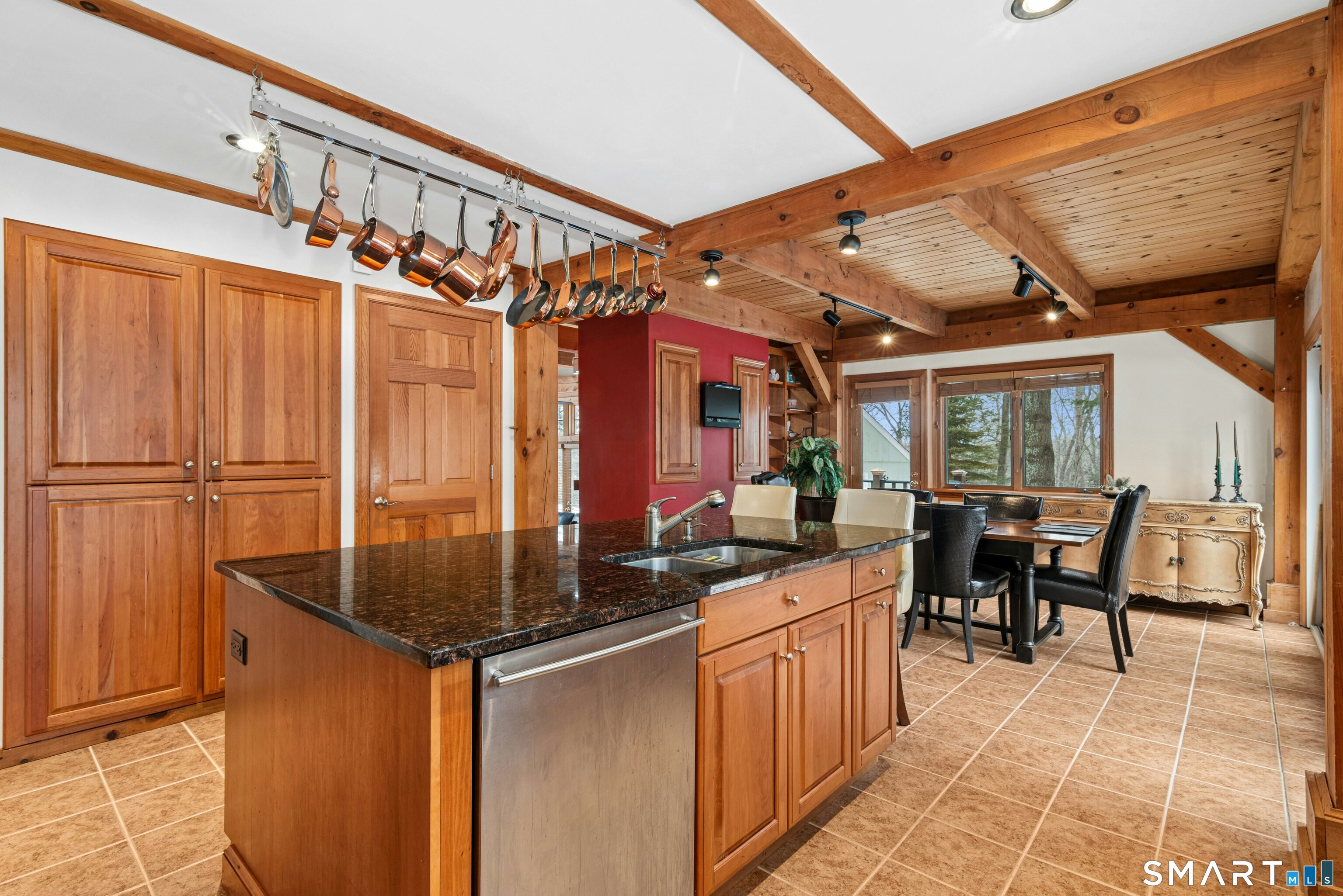9 A Obtuse Rocks Road Brookfield, CT 06804 - Photo 11 of 36 a kitchen with stainless steel appliances granite countertop a sink and cabinets