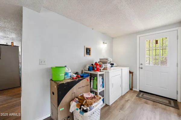 a room with furniture and a window