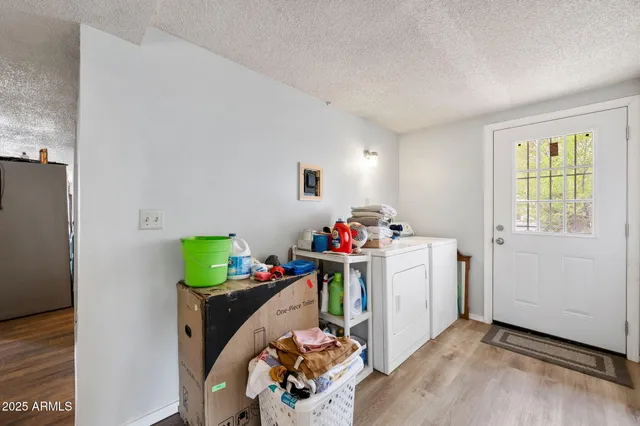 a room with furniture and a window