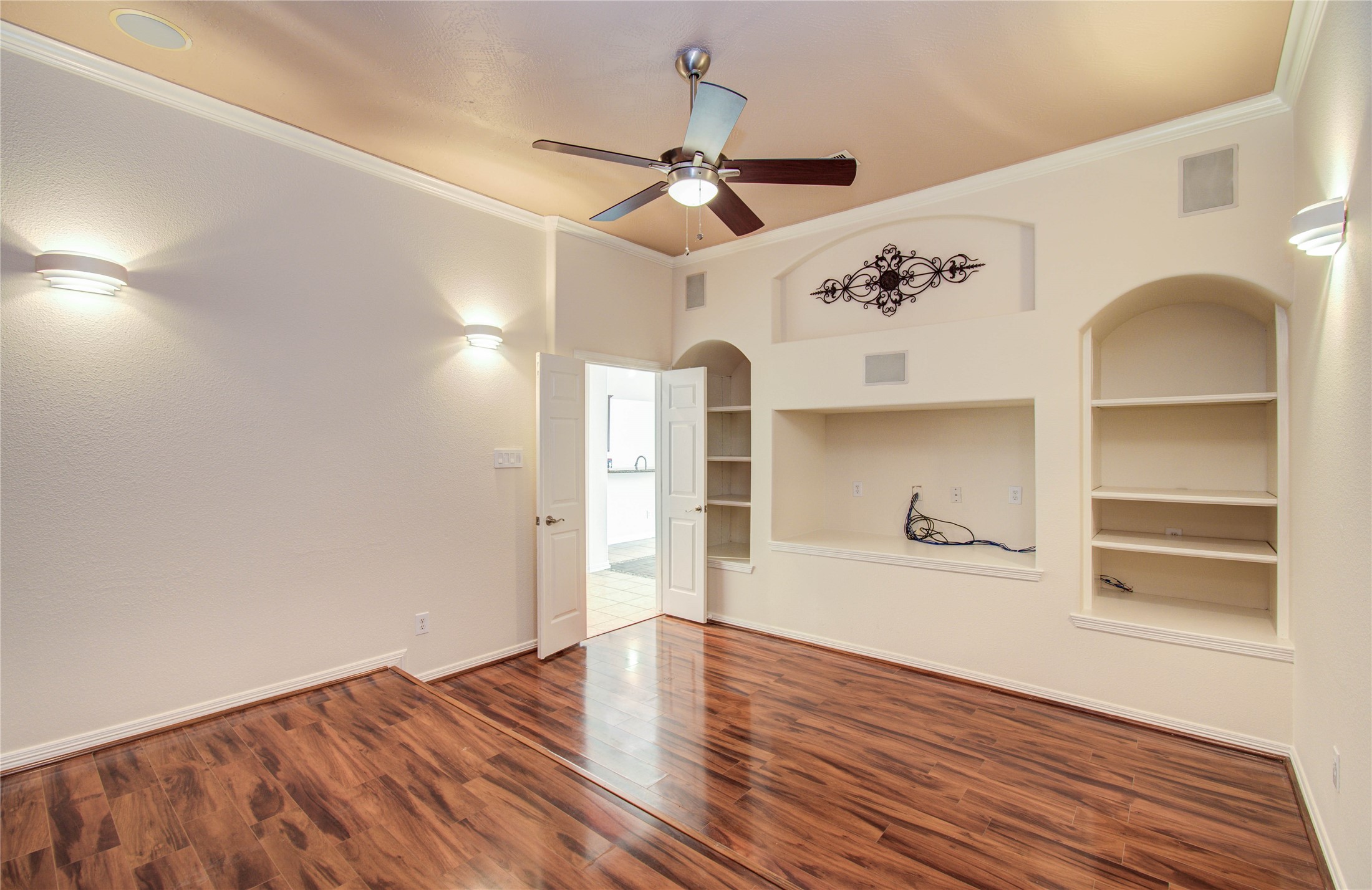 10714 Barker Lake Cypress, TX 77433 - Photo 18 of 43 a view of an empty room and wooden floor