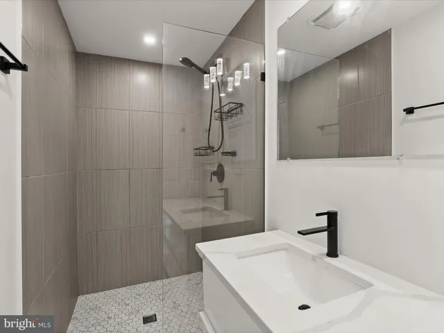 a view of a park with a slide