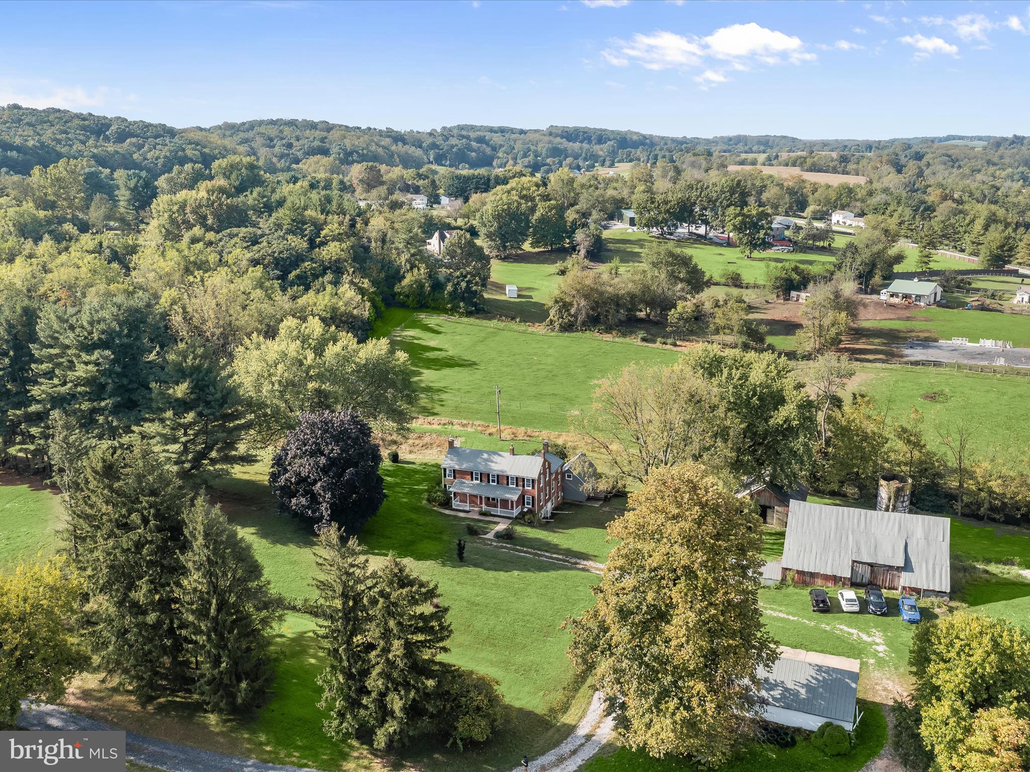 1530 Bowersox Road New Windsor, MD 21776 - Photo 68 of 97 an aerial view of a city with lots of residential buildings