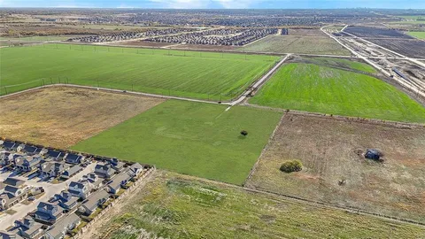 an aerial view of a football ground