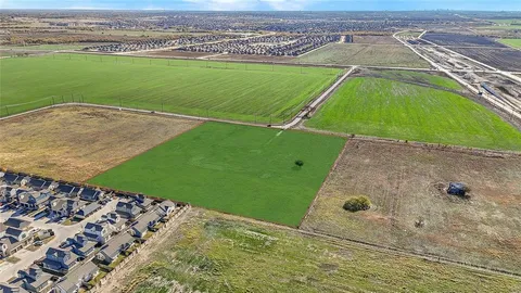 an aerial view of a football ground