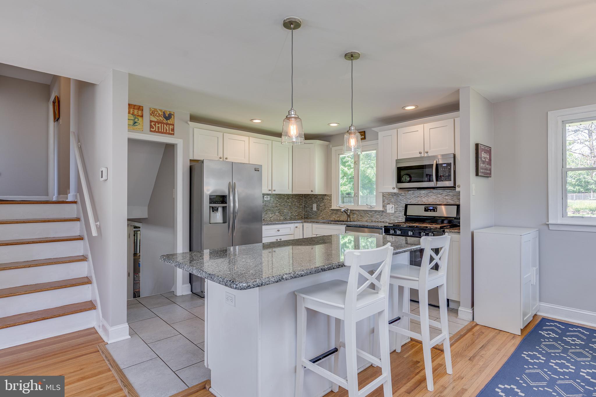 112 North Valleybrook Road Cherry Hill, NJ 08034 - Photo 8 of 36 Kitchen with island/breakfast bar