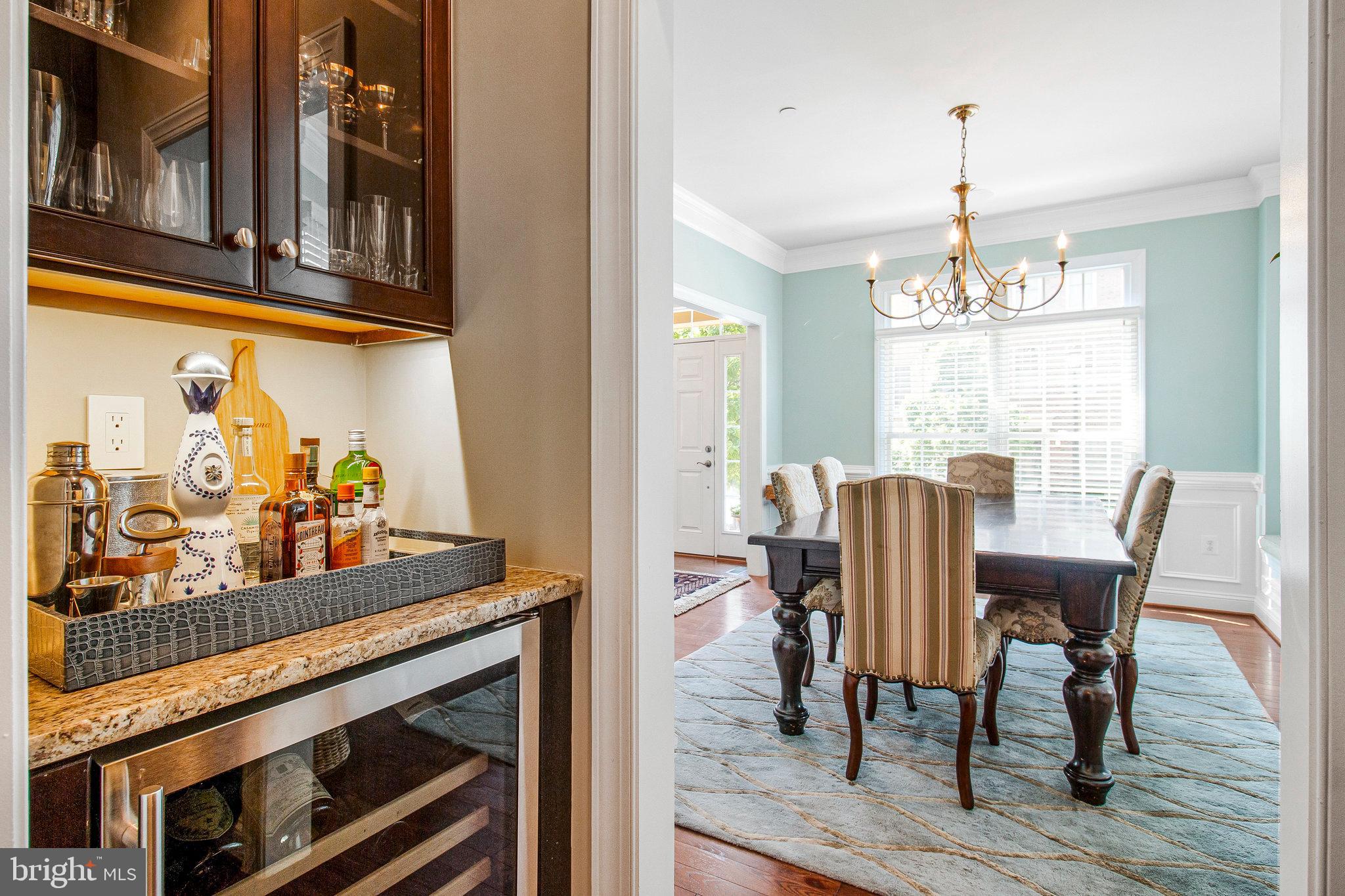 208 Beacon Place Northeast Washington, DC 20011 - Photo 11 of 48 a view of a dining room with furniture window and outside view