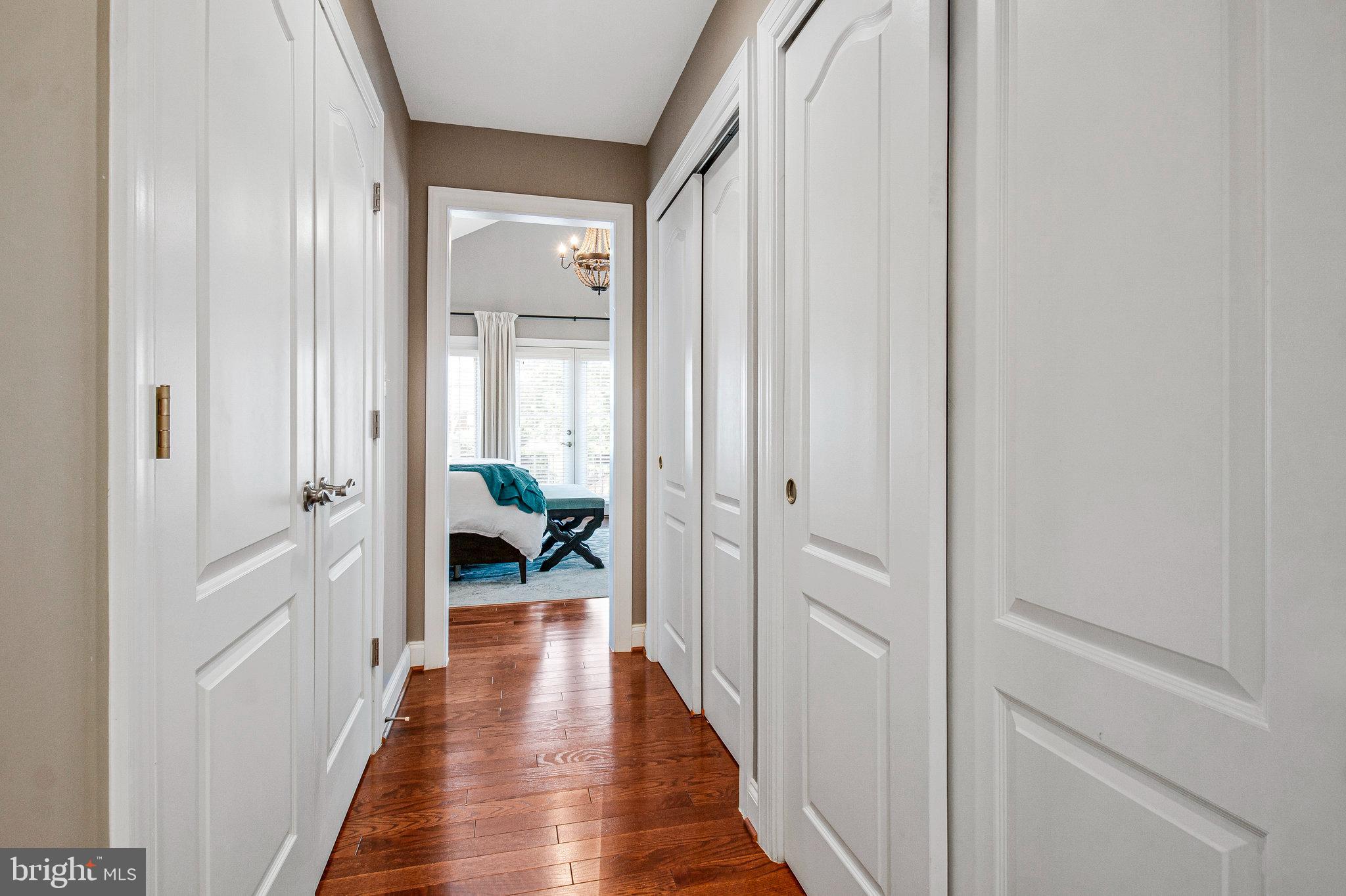 208 Beacon Place Northeast Washington, DC 20011 - Photo 30 of 48 a view of a hallway with a wooden floors