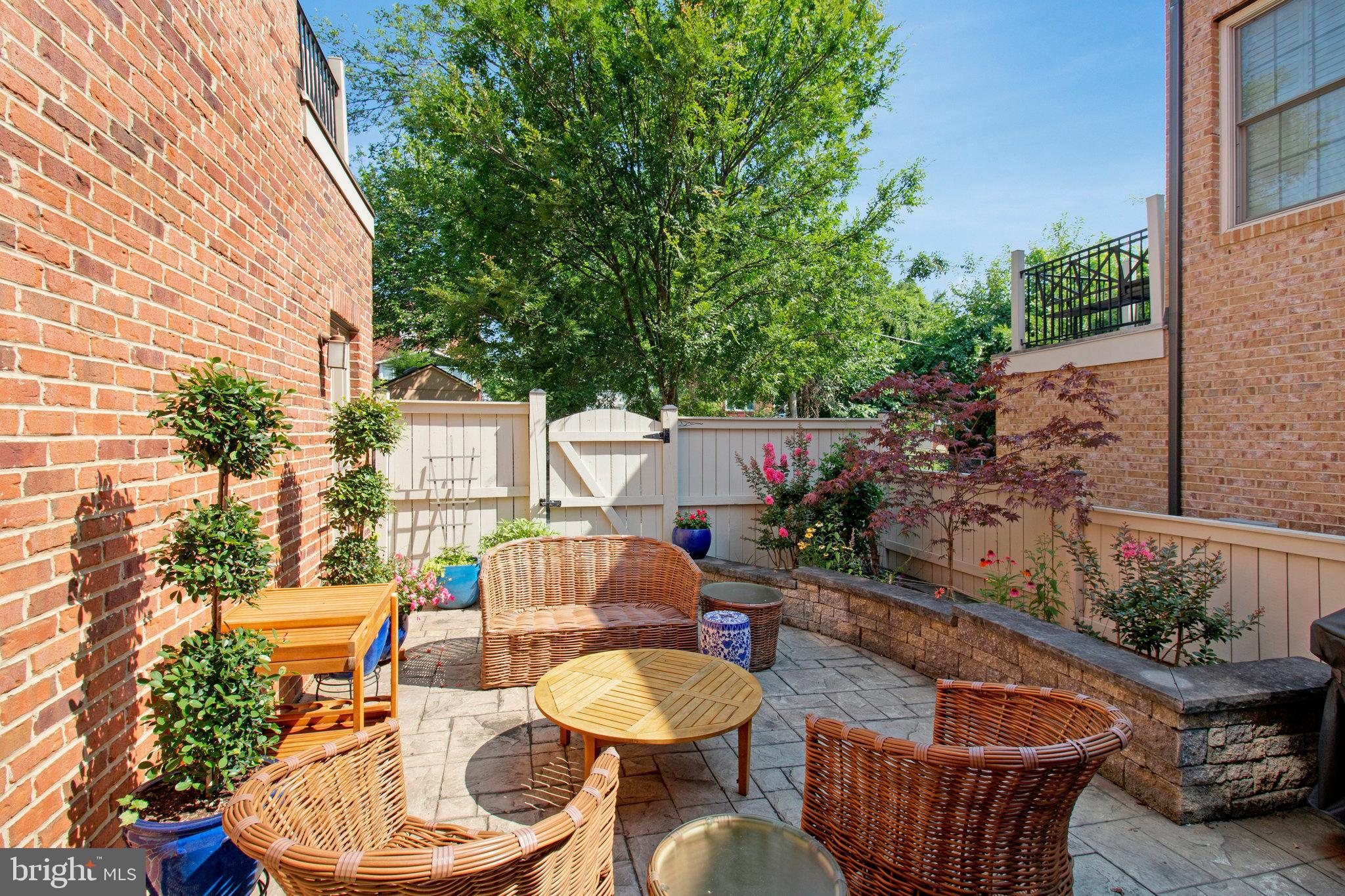 208 Beacon Place Northeast Washington, DC 20011 - Photo 48 of 48 a outdoor space with furniture and garden view