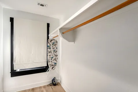 a view of a closet