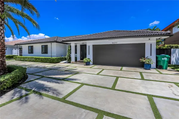 a view of a house with a patio