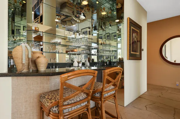 a kitchen with sink cabinets and window