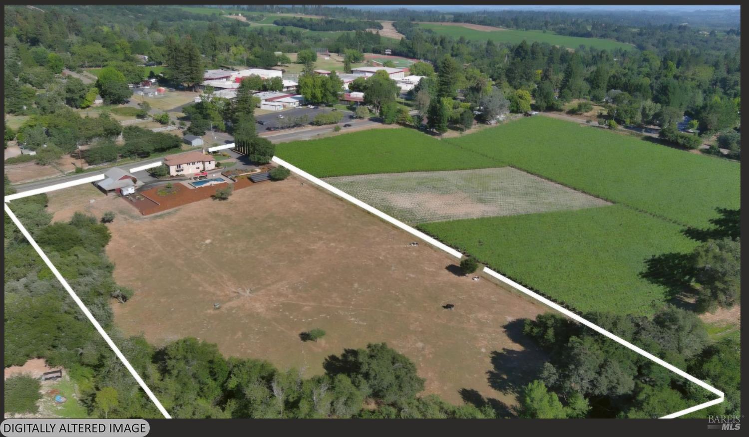 7120 Covey Road Forestville, CA 95436 - Photo 79 of 80 Lines denote approximations only.