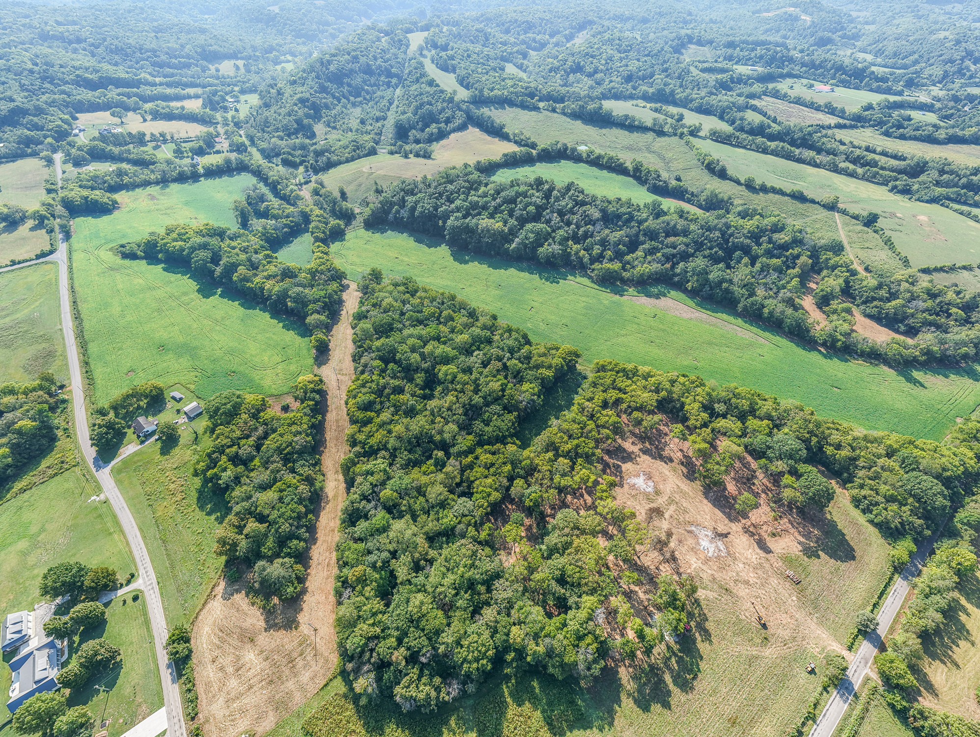 2 Craig Bridge Road Williamsport, TN 38487 - Photo 7 of 7 an aerial view of a yard with plants and large trees