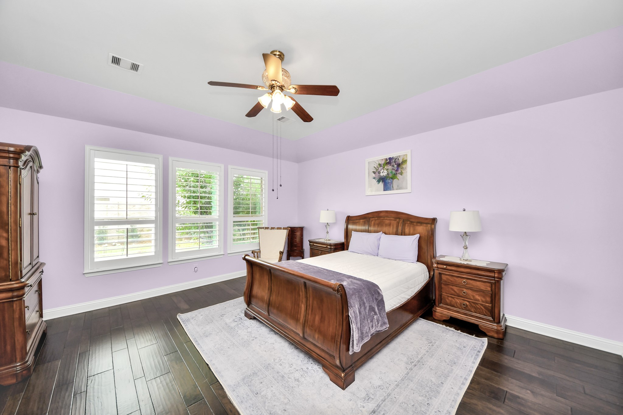 2811 Hadley Springs Lane Spring, TX 77386 - Photo 19 of 50 a bedroom with a large bed and a window