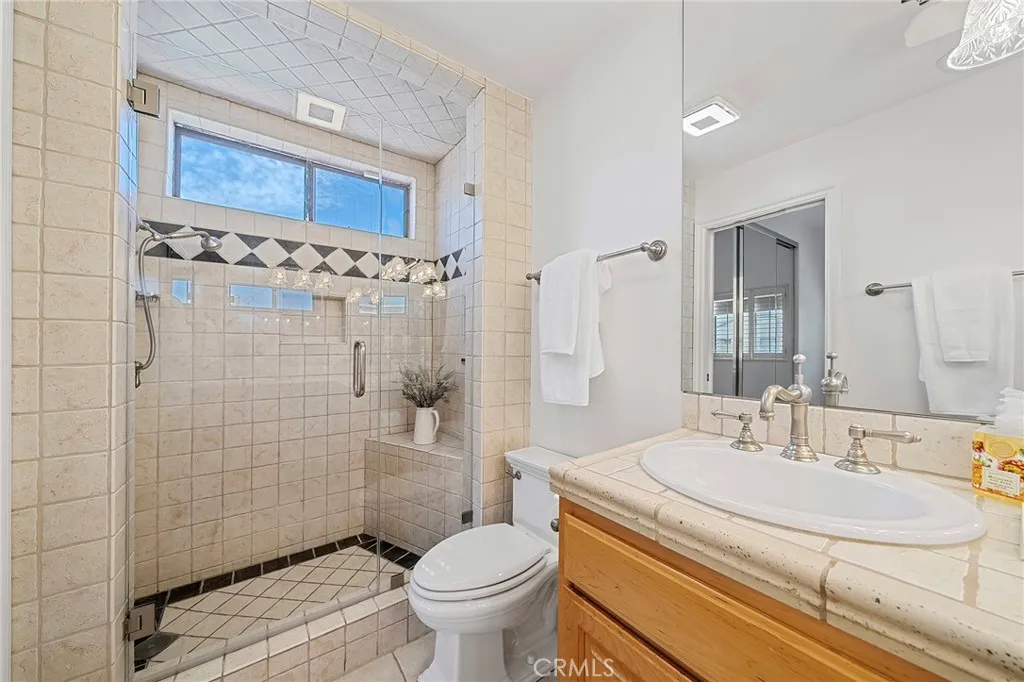 4277 Las Virgenes Road Calabasas, CA 91302 - Photo 15 of 28 Hugh wall-in shower in main bathroom.