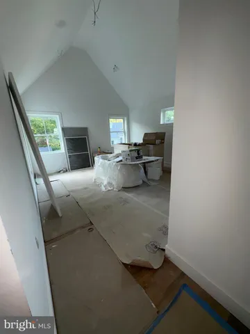 a view of a room with an empty space