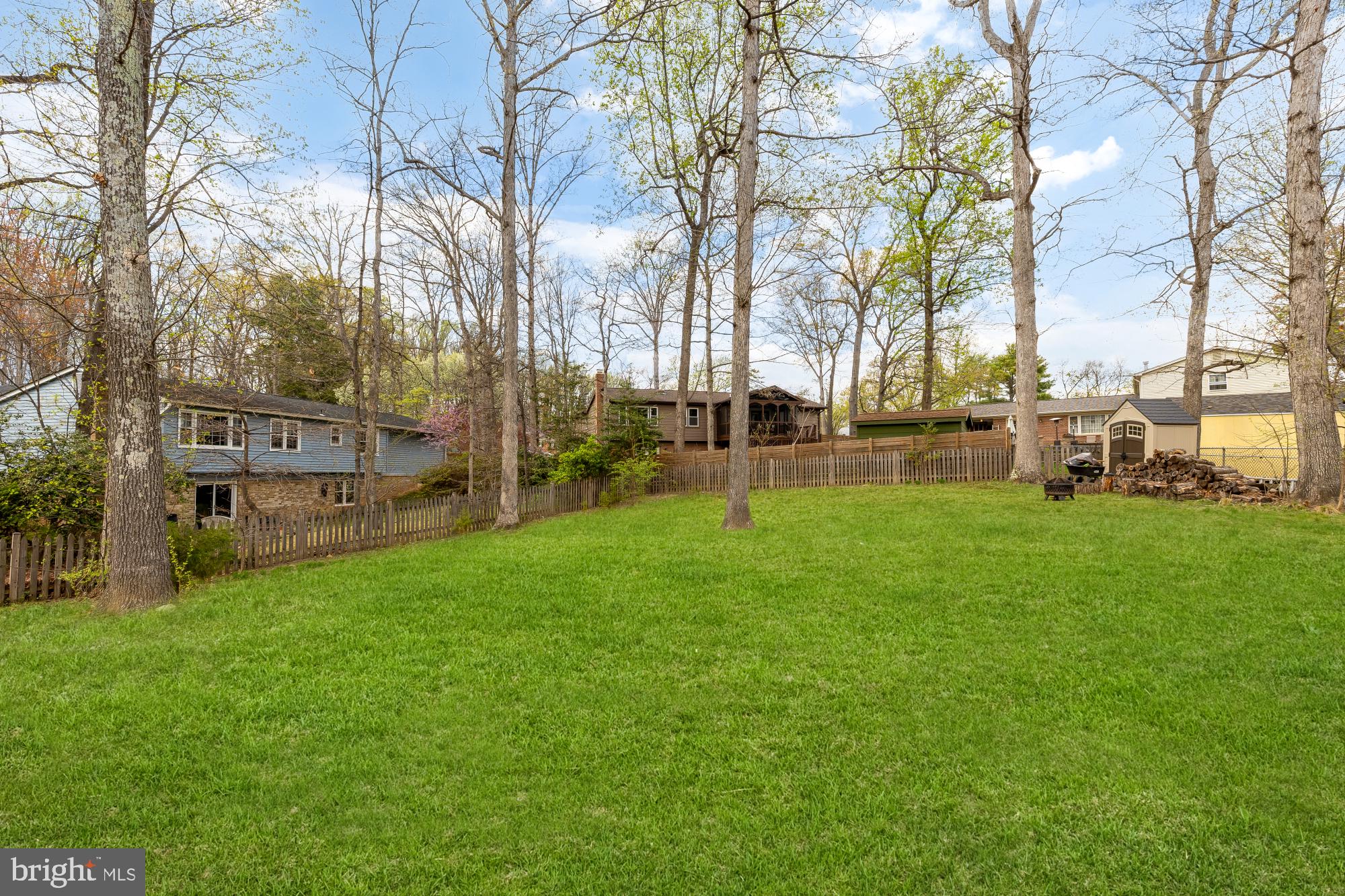 6800 Riata Court Springfield, VA 22153 - Photo 32 of 37 Serene backyard with lush greenery.