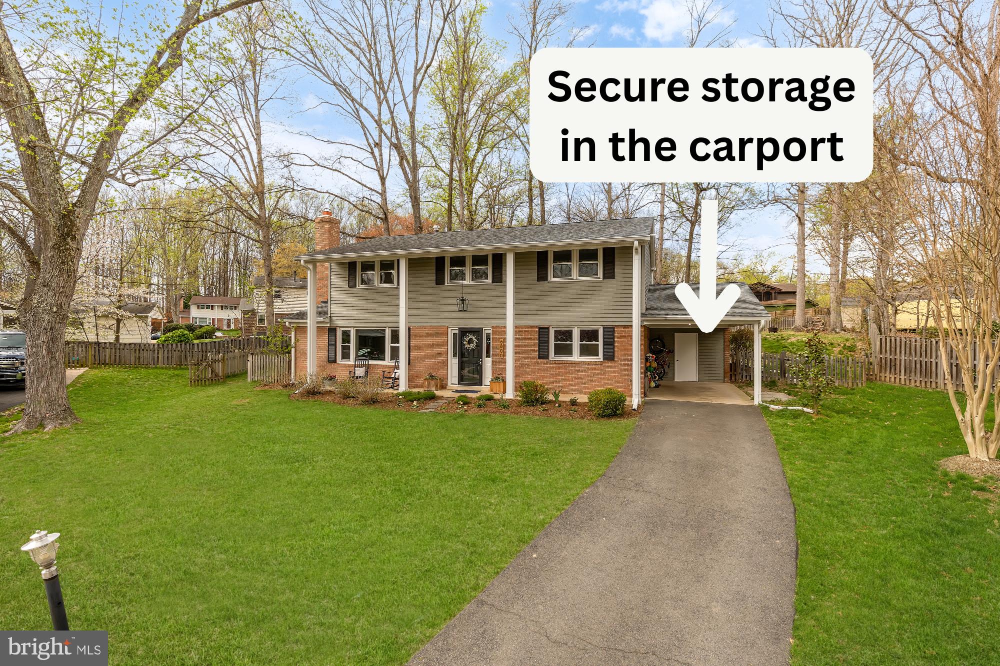 6800 Riata Court Springfield, VA 22153 - Photo 34 of 37 Charming home with carport storage.