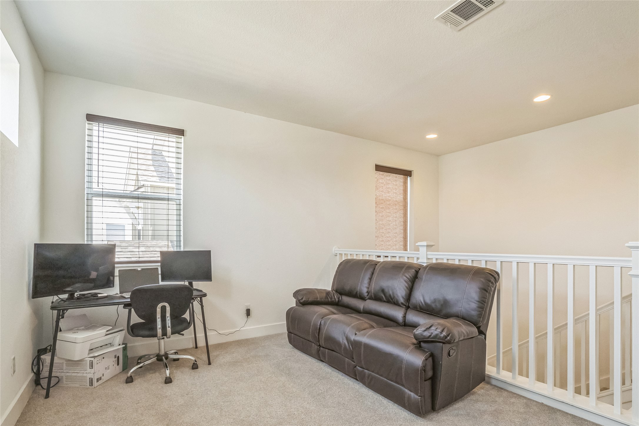 3706 Mesquite Vly Road Georgetown, TX 78628 - Photo 18 of 30 Carpeted office space with recessed lighting and baseboards